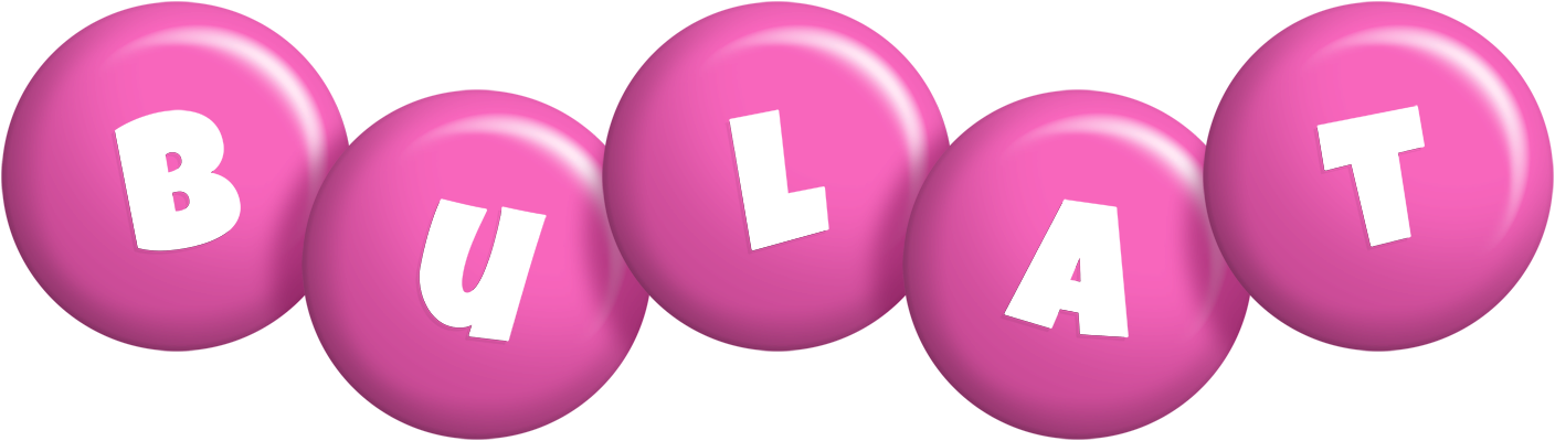 Bulat candy-pink logo