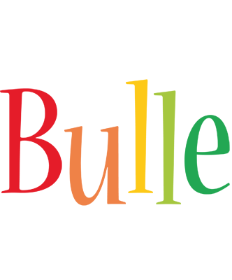 Bulle birthday logo