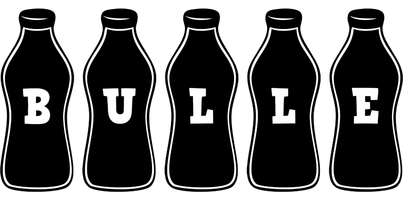 Bulle bottle logo