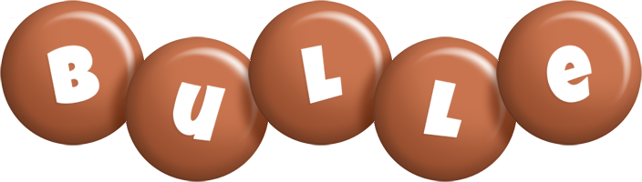 Bulle candy-brown logo