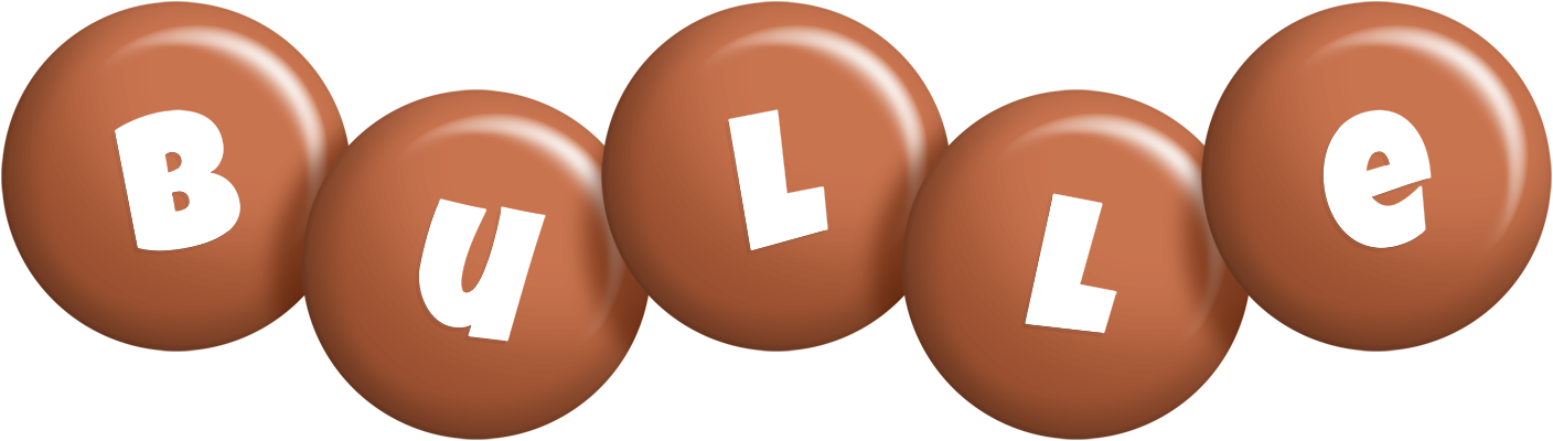 Bulle candy-brown logo