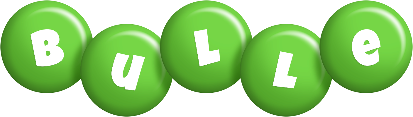 Bulle candy-green logo