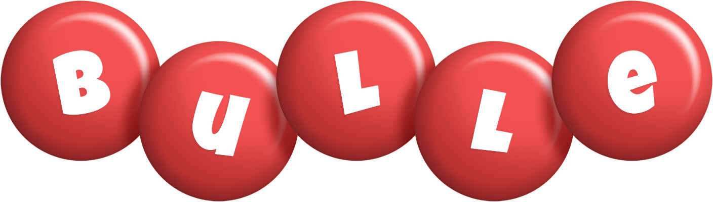 Bulle candy-red logo