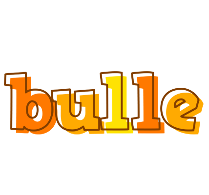 Bulle desert logo