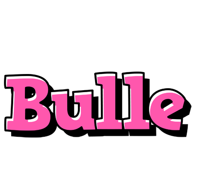 Bulle girlish logo