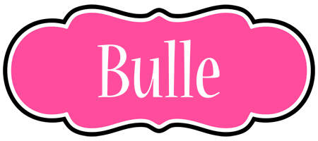 Bulle invitation logo