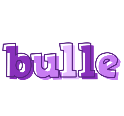 Bulle sensual logo