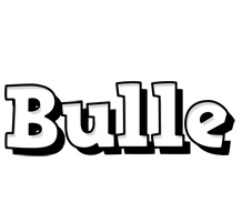 Bulle snowing logo