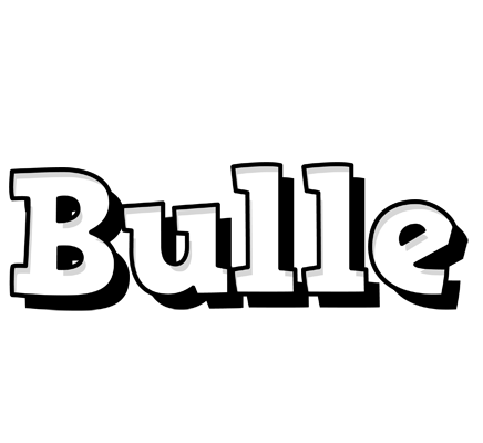 Bulle snowing logo
