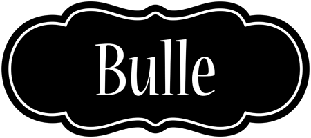 Bulle welcome logo