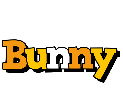 Bunny cartoon logo