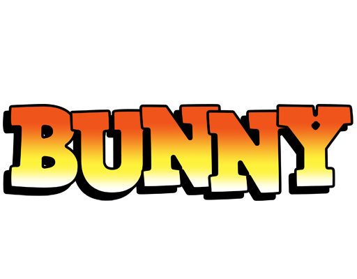 Bunny sunset logo