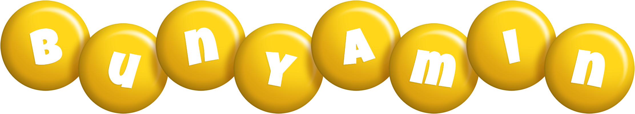 Bunyamin candy-yellow logo