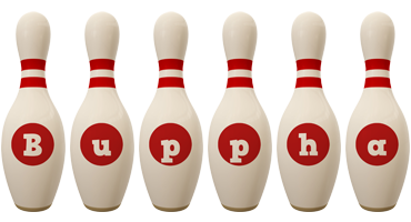 Buppha bowling-pin logo