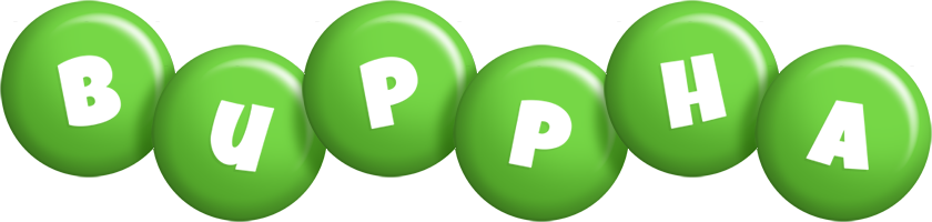 Buppha candy-green logo