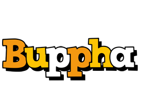 Buppha cartoon logo