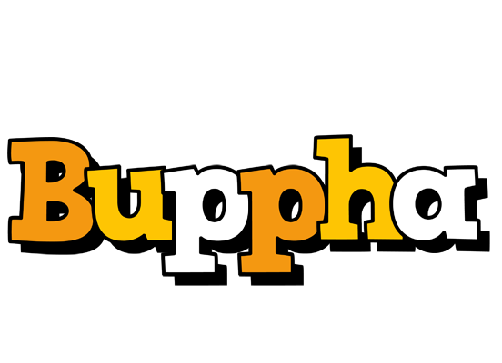 Buppha cartoon logo
