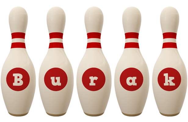 Burak bowling-pin logo