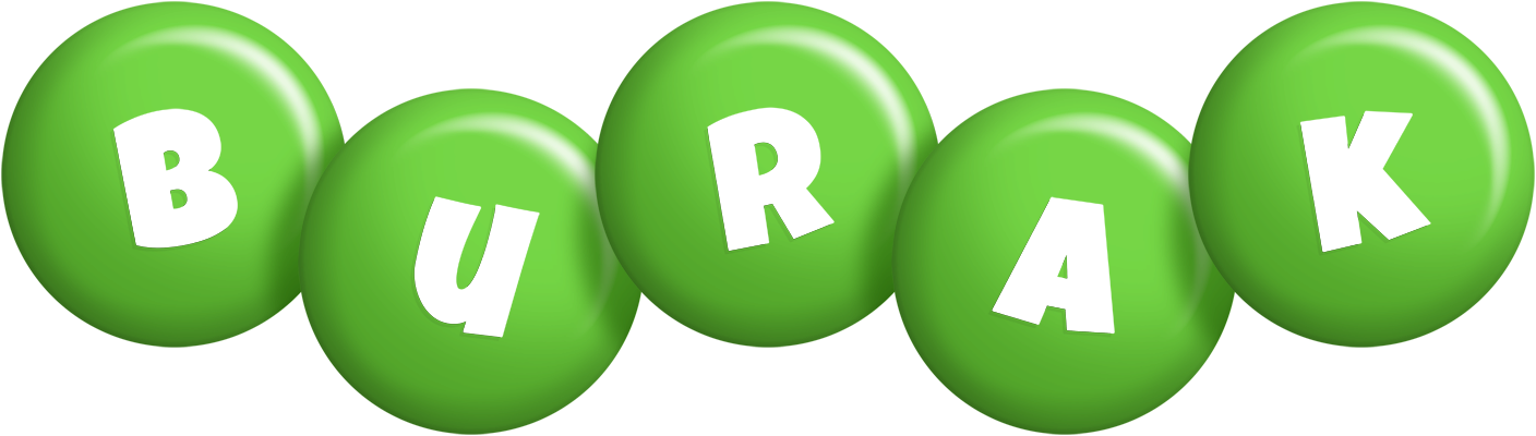 Burak candy-green logo
