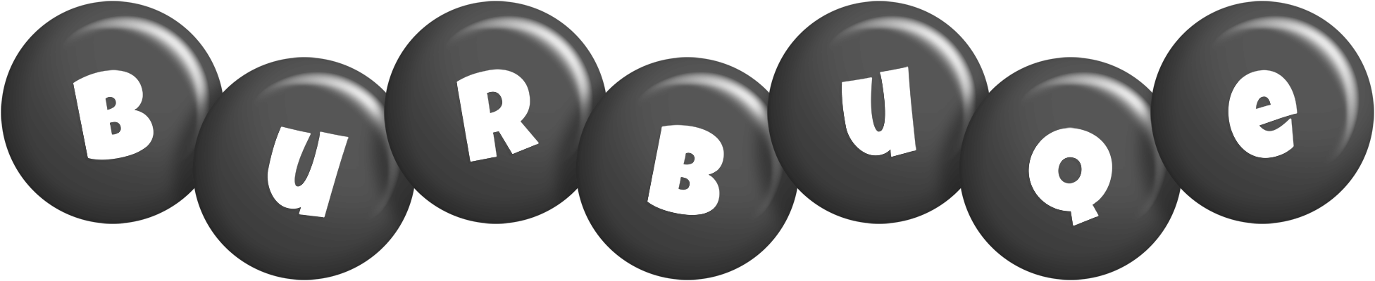 Burbuqe candy-black logo