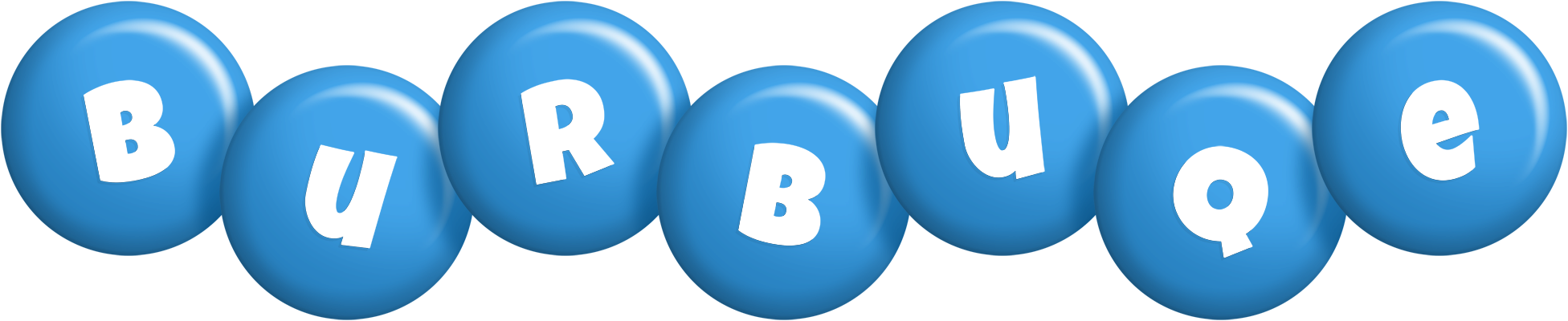 Burbuqe candy-blue logo