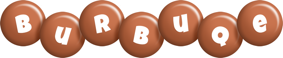 Burbuqe candy-brown logo