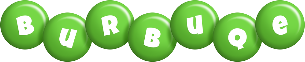 Burbuqe candy-green logo