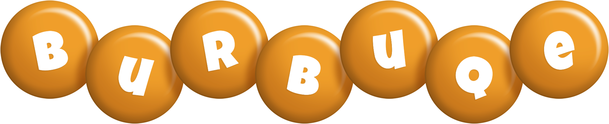 Burbuqe candy-orange logo