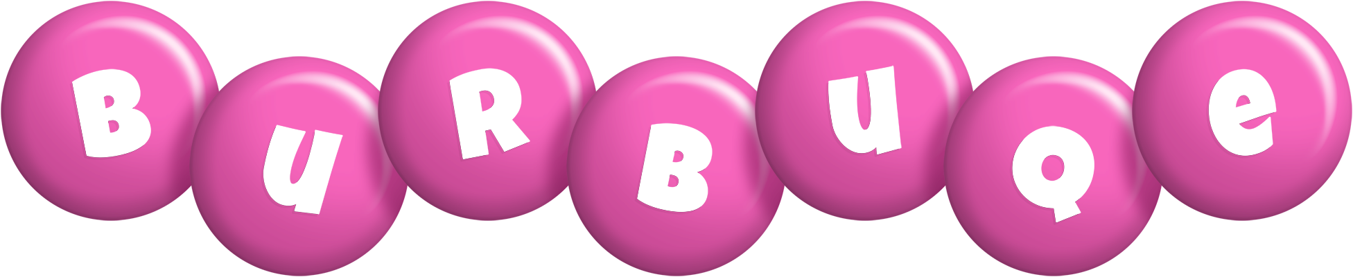 Burbuqe candy-pink logo
