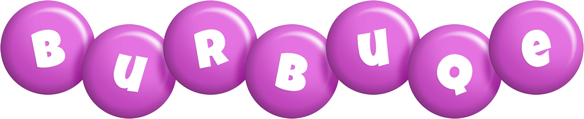 Burbuqe candy-purple logo