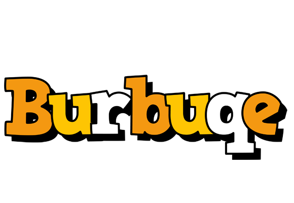 Burbuqe cartoon logo