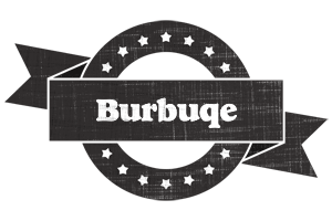 Burbuqe grunge logo