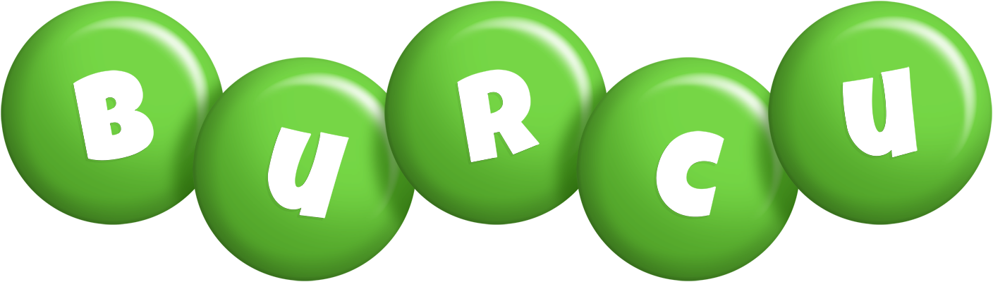 Burcu candy-green logo