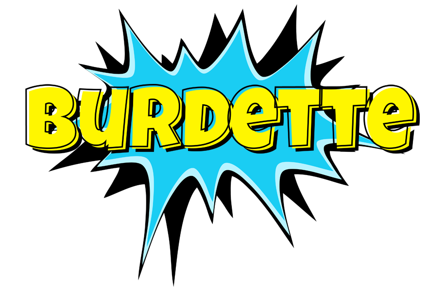 Burdette amazing logo