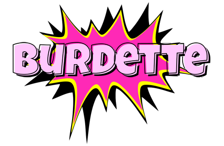 Burdette badabing logo