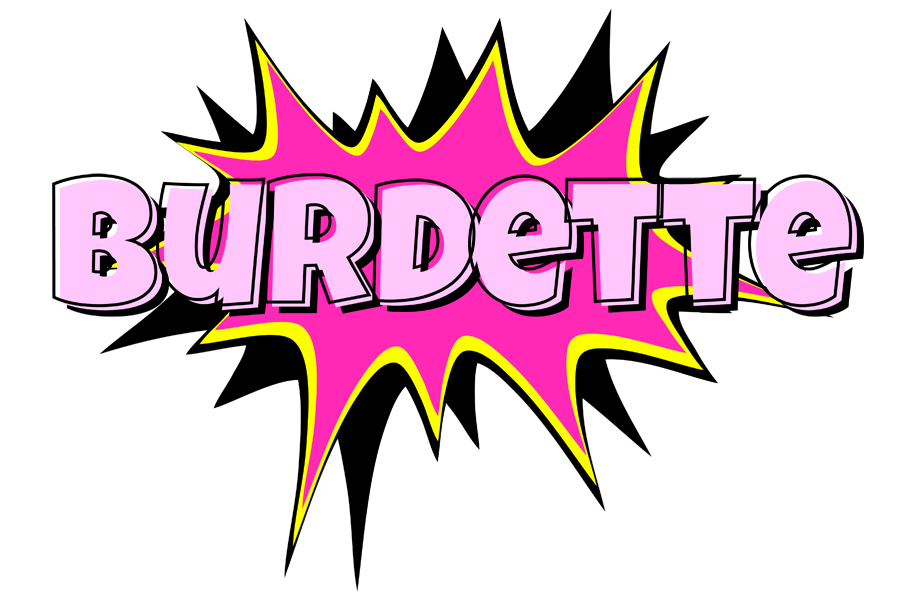 Burdette badabing logo