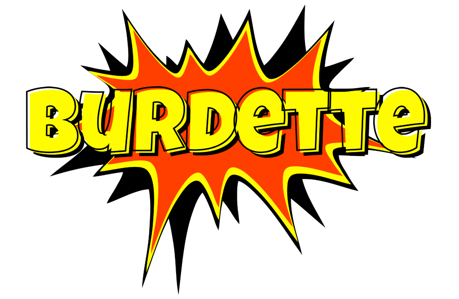 Burdette bazinga logo