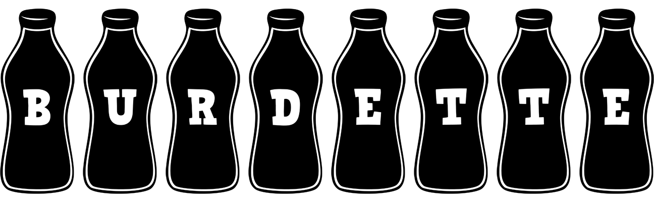 Burdette bottle logo