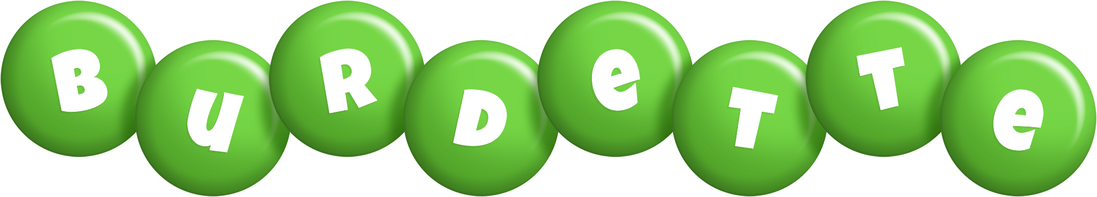 Burdette candy-green logo