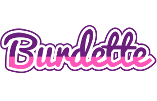 Burdette cheerful logo