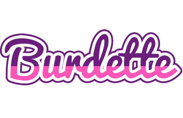 Burdette cheerful logo