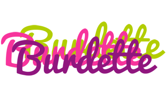 Burdette flowers logo