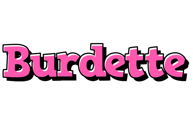 Burdette girlish logo