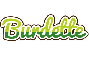 Burdette golfing logo