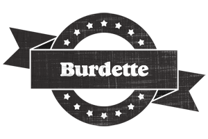 Burdette grunge logo