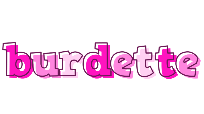 Burdette hello logo