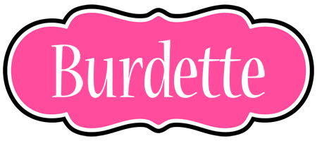 Burdette invitation logo