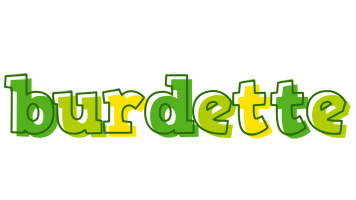 Burdette juice logo