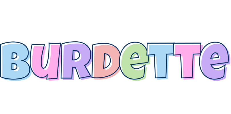 Burdette pastel logo