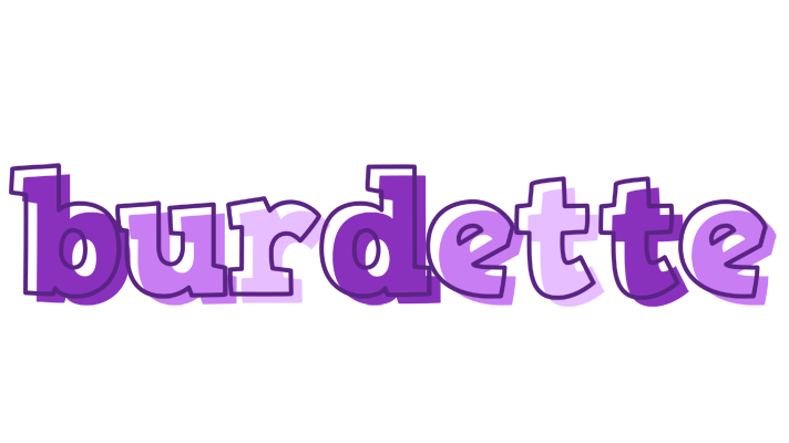Burdette sensual logo